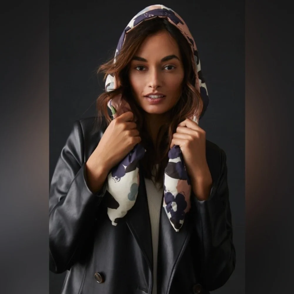 Printed Puffer Hood By Anthropologie